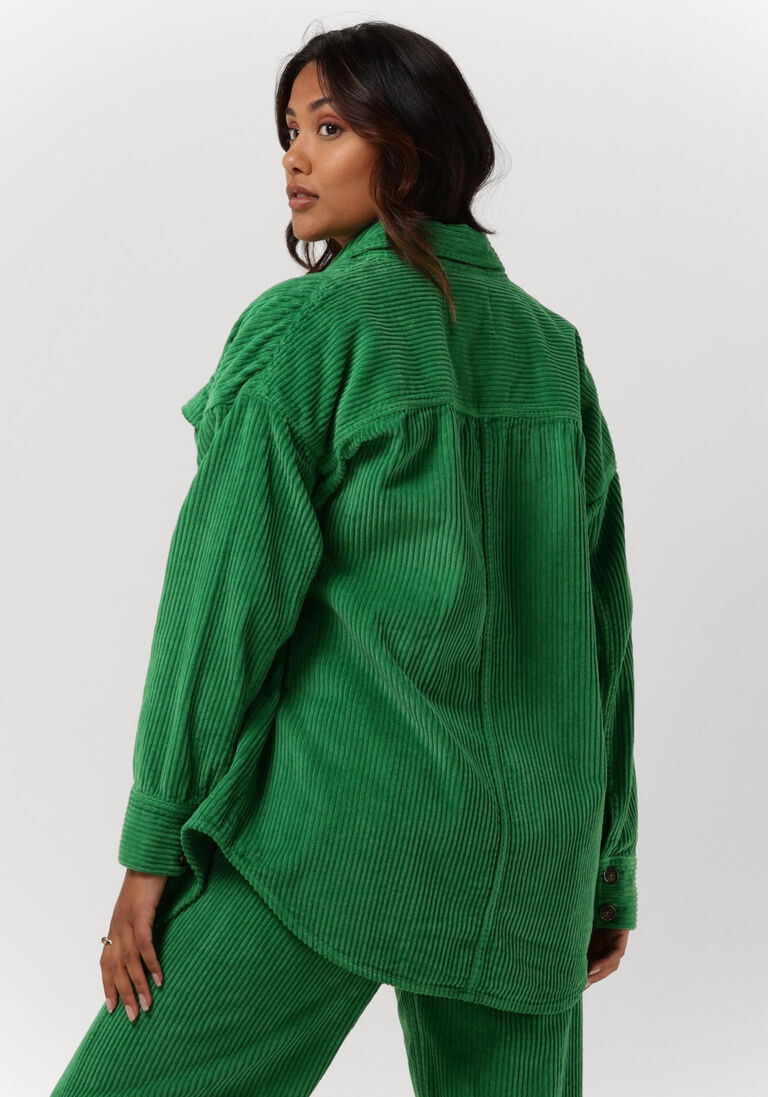 CO\\'COUTURE groene co'couture blouse vika corduroy shirt jacket