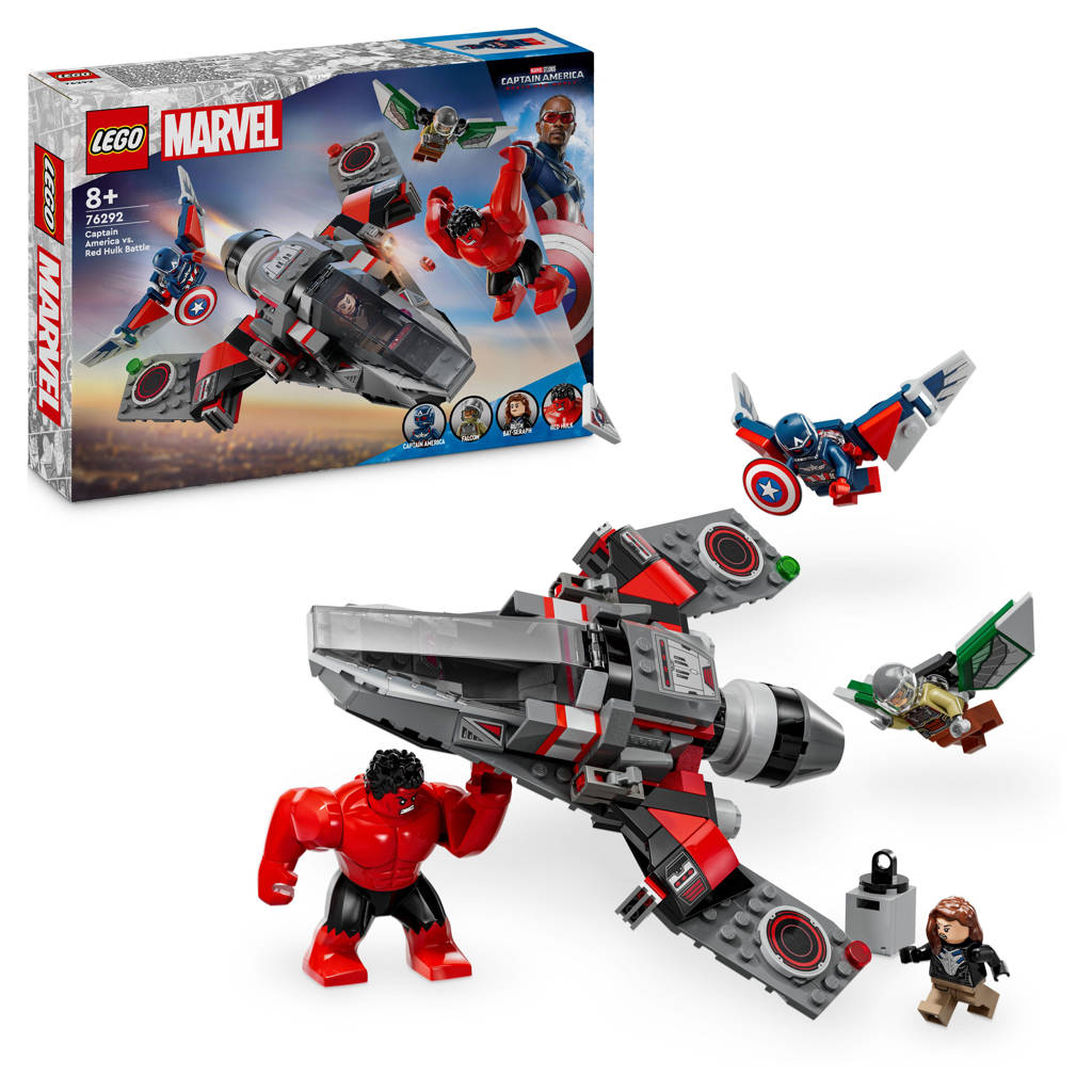 Marvel Captain America vs. Rode Hulk duel 76292