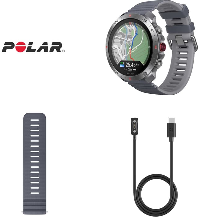 Polar Grit X2 Pro sportsur S-L (grå)