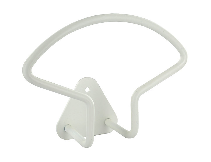 Patère murale filaire arc Cime L. 17,8 cm, acier blanc