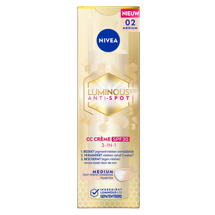 Nivea Luminous630 Antispot CC Fluid SPF30 - 02 Medium 40ML