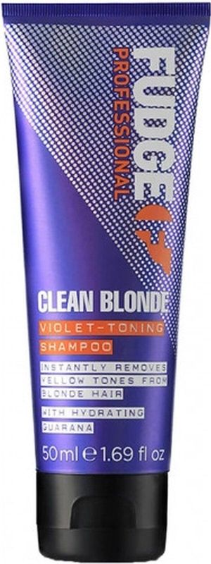 Fudge Clean Blonde zilvershampoo met pomp - 1000 ml