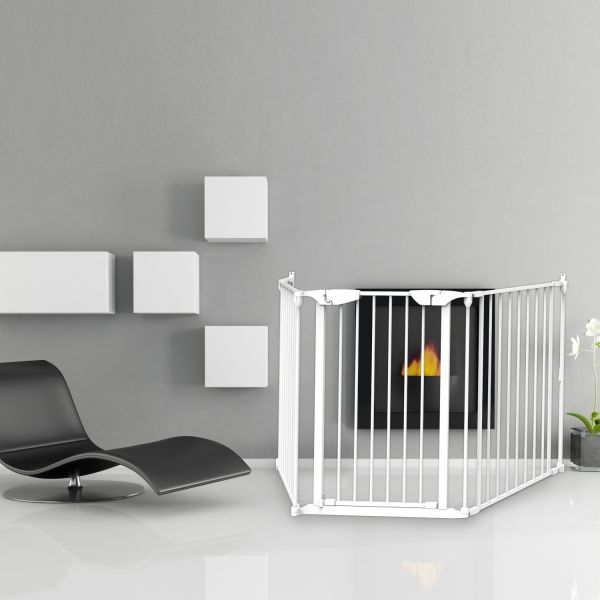 Noma Modular 3-Panelen Hek Wit