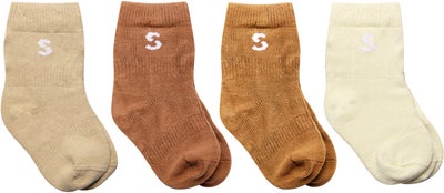 STUCKIES Sokker Baby 4-Pakk, Desert
