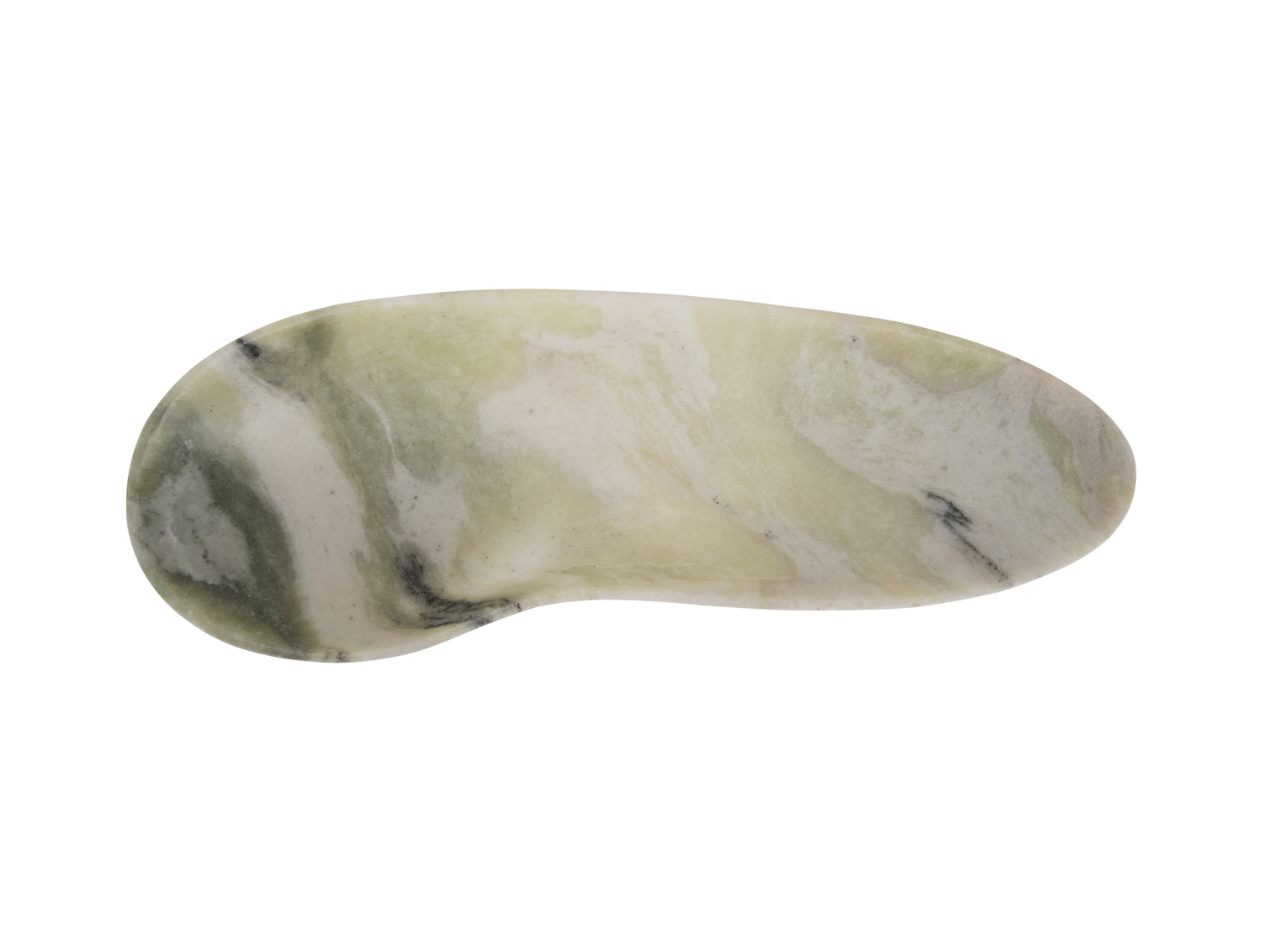 Bowl Organic large marble himalayan green