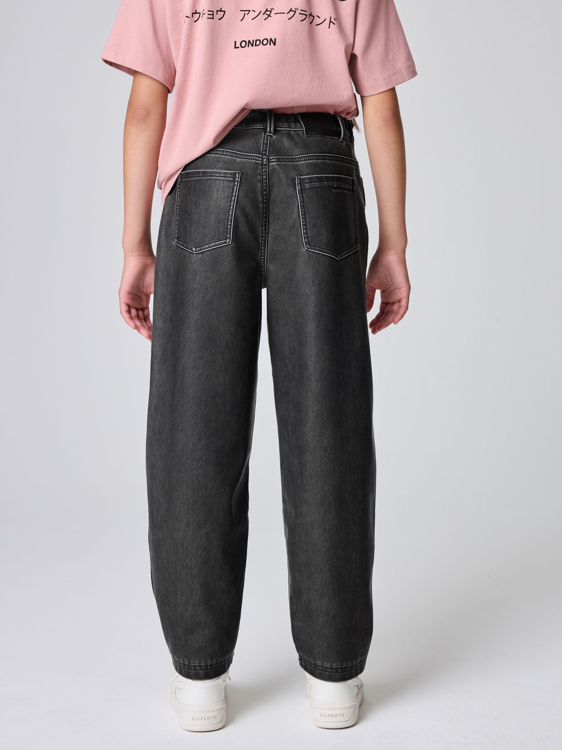 smALLSAINTS PU Barrel Leg Jeans