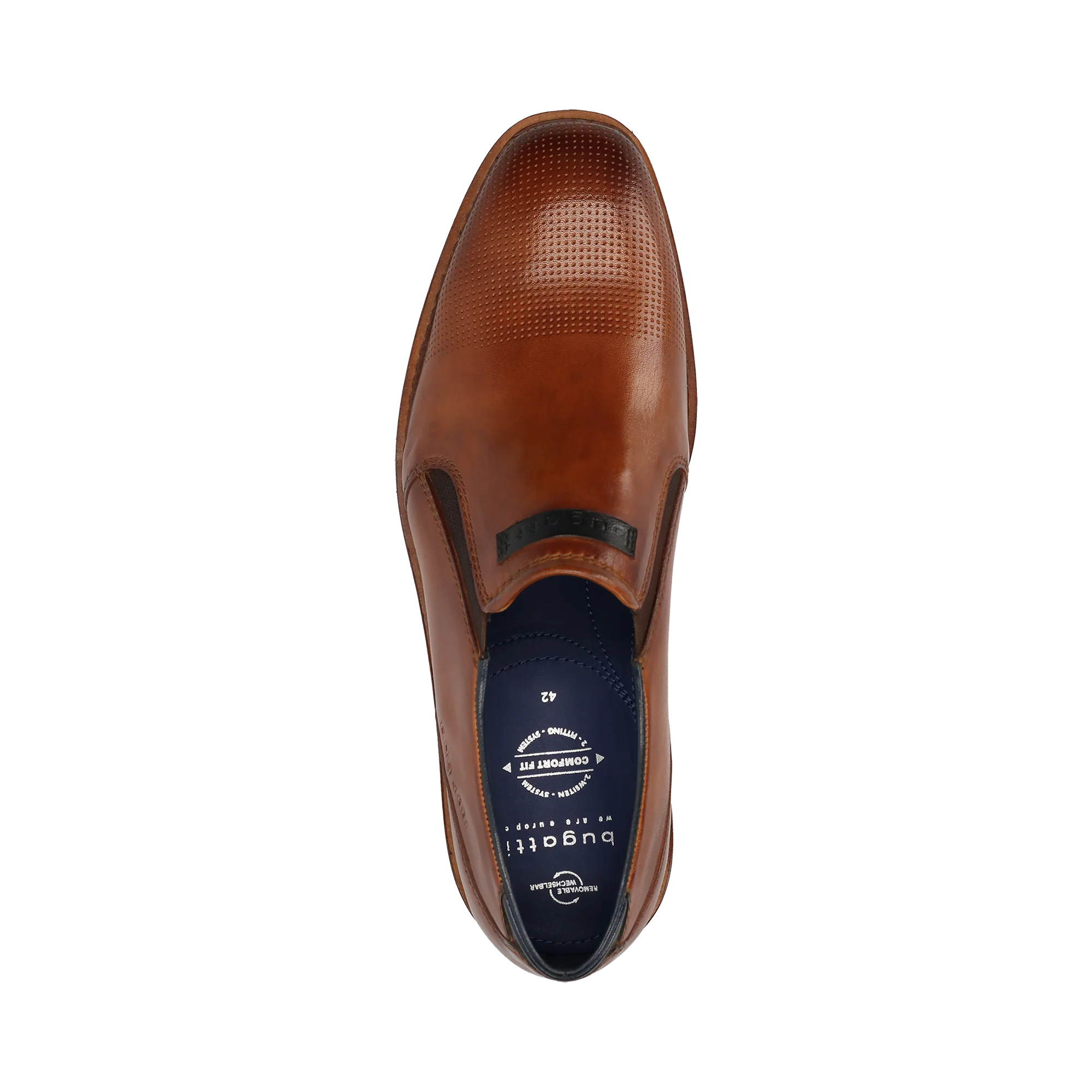 Slipper cognac