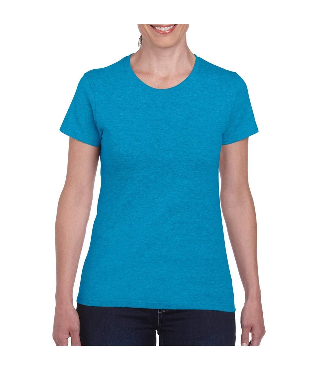 Gildan - T-shirt à manches courtes coupe féminine - Femme (Saphir) - UTBC2665