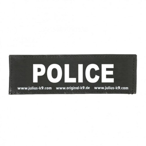 Patch de velcro Julius K9 para coleira e peitoral, preto