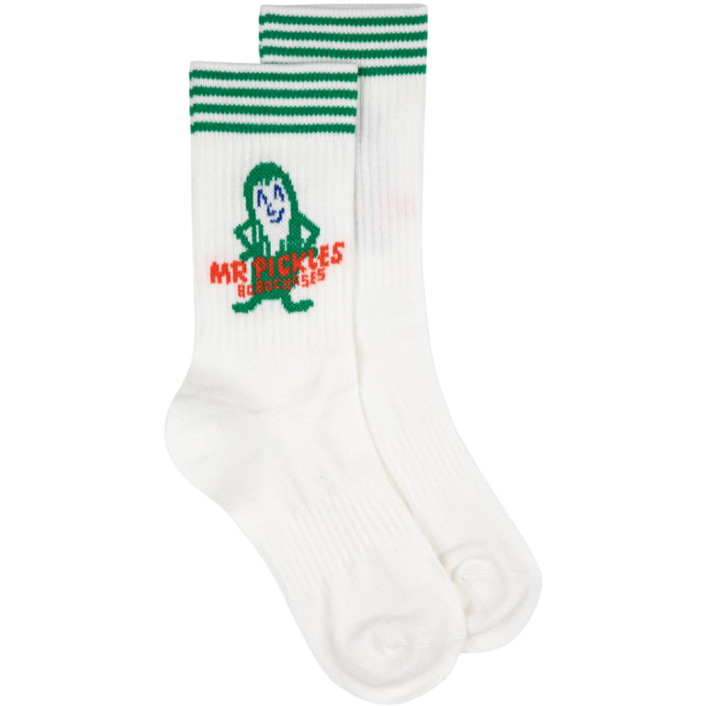 Køb Bobo Choses Offwhite Mr Pickles Kort Strømper