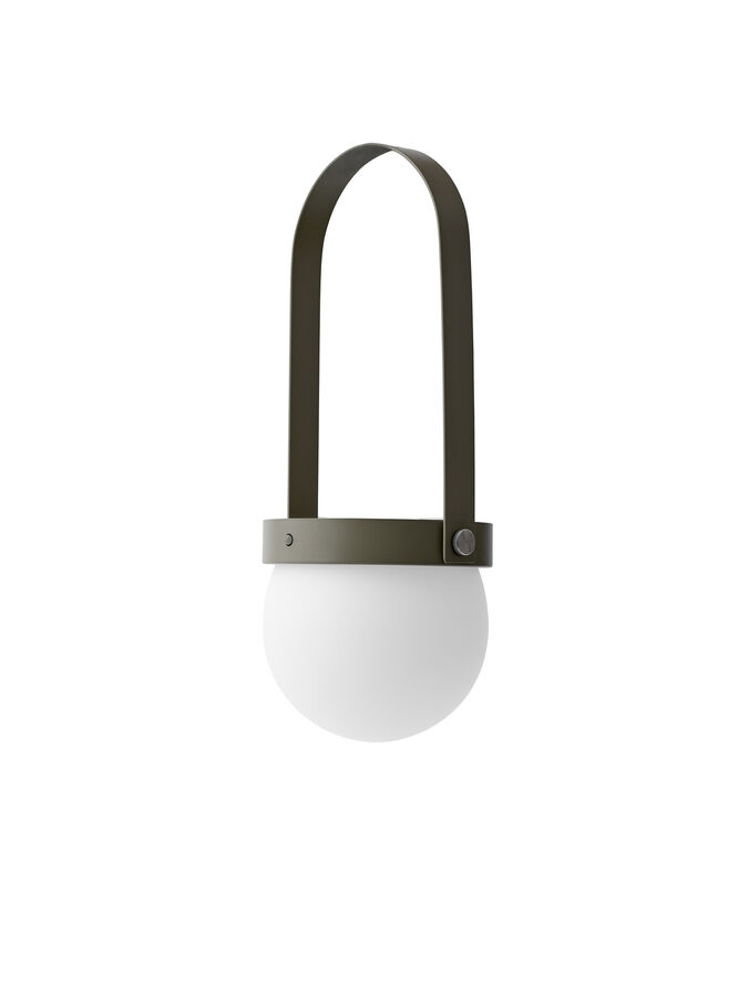 Audo Copenhagen Carrie Portable Table Lamp Olive