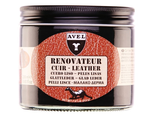 AVEL - Coffret nettoyage Baume rÃ©novateur pour le cuir - Noir - 250 ml