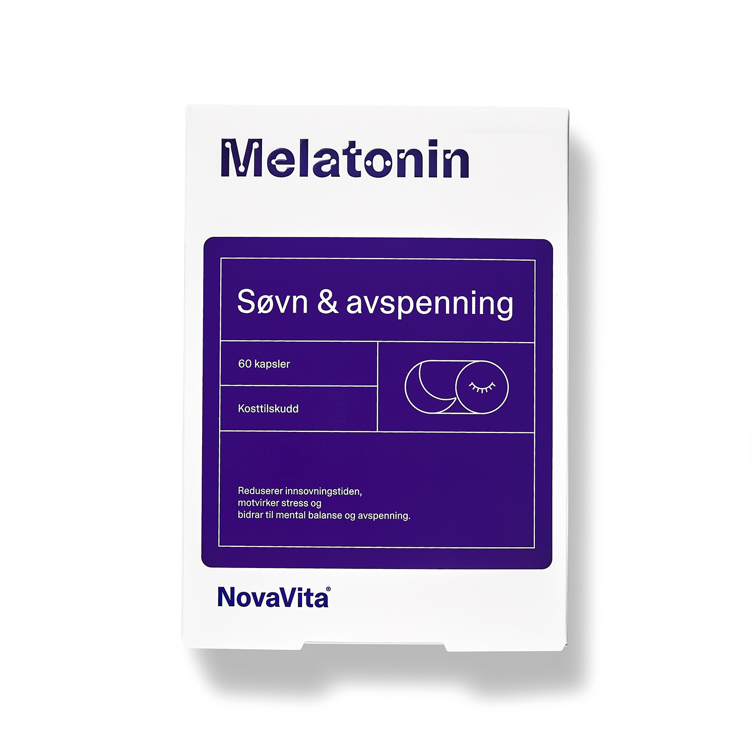 NovaVita Melatonin Søvn 60 stk