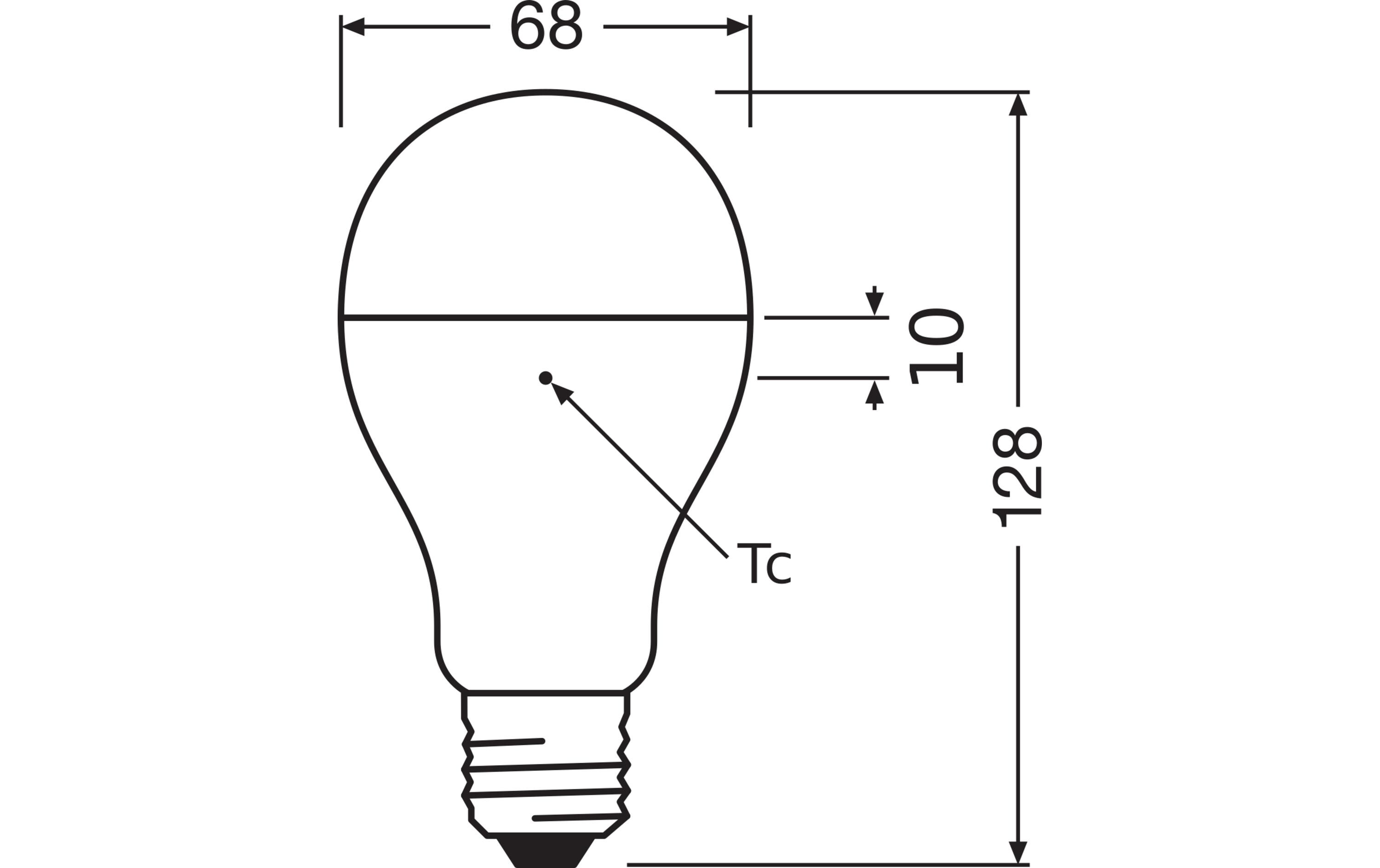Lampe Star SMD, 19W, E27 WarmweissLED-Lampe