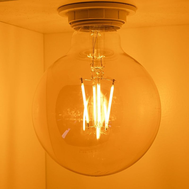 LED Filament lamp 6W | G95 | 3-step Dimbaar | E27 | 2700K - Warm wit