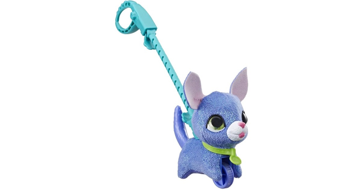 HasbrofurReal - Walkalots Lil' Wags Puppy paars Pluchenspeelgoed