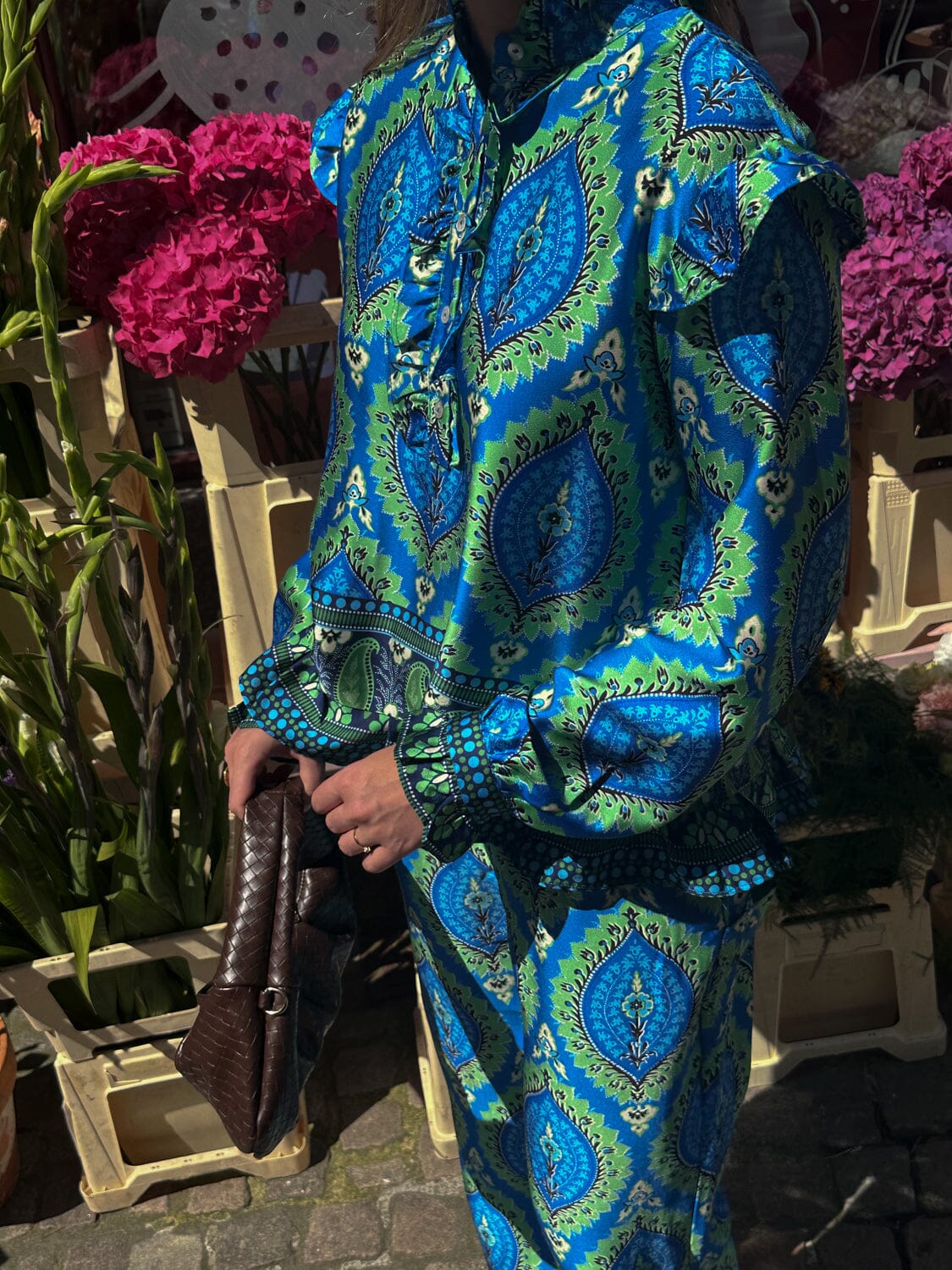 Noella Reno Blouse 1308 trisha blue print