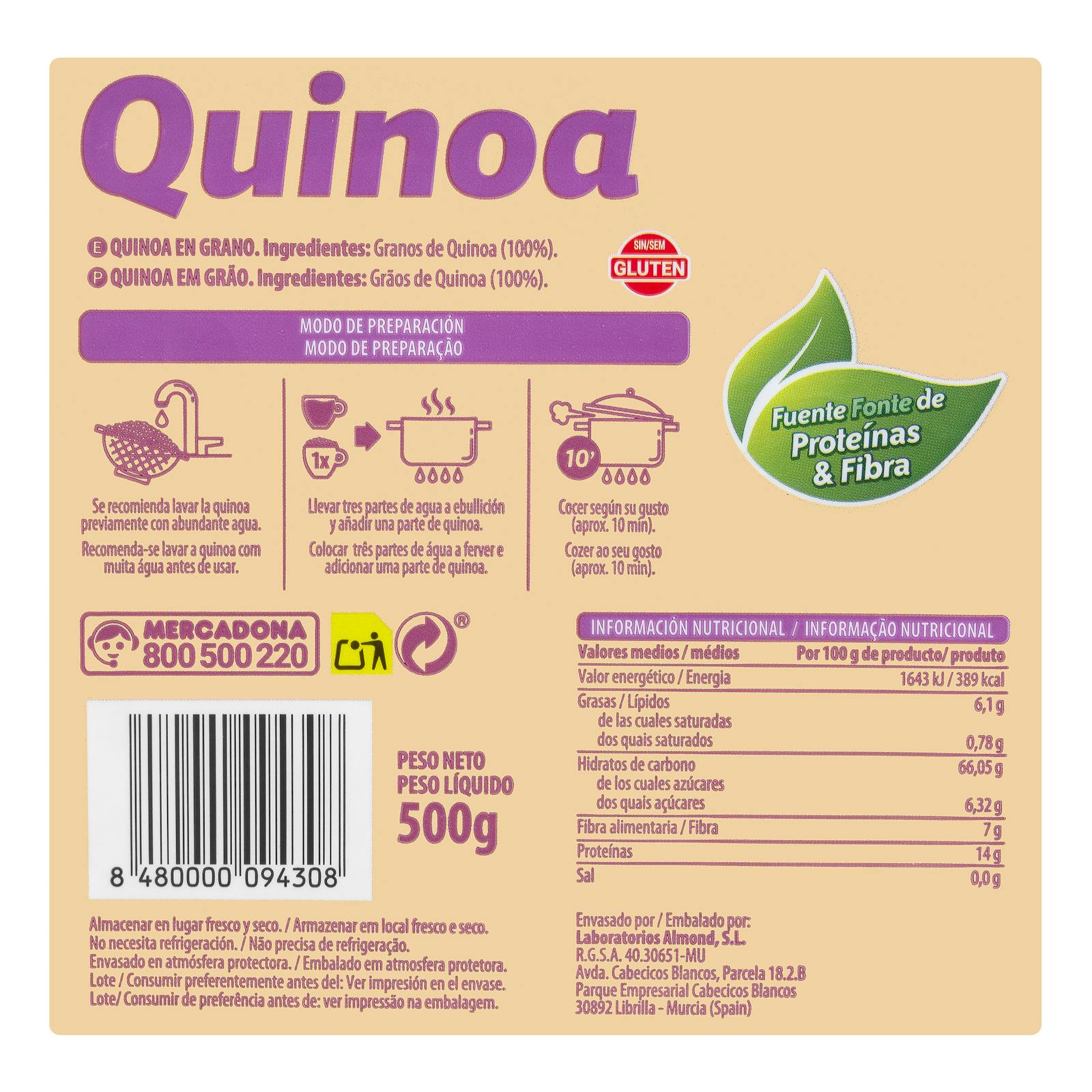 Quinoa Hacendado