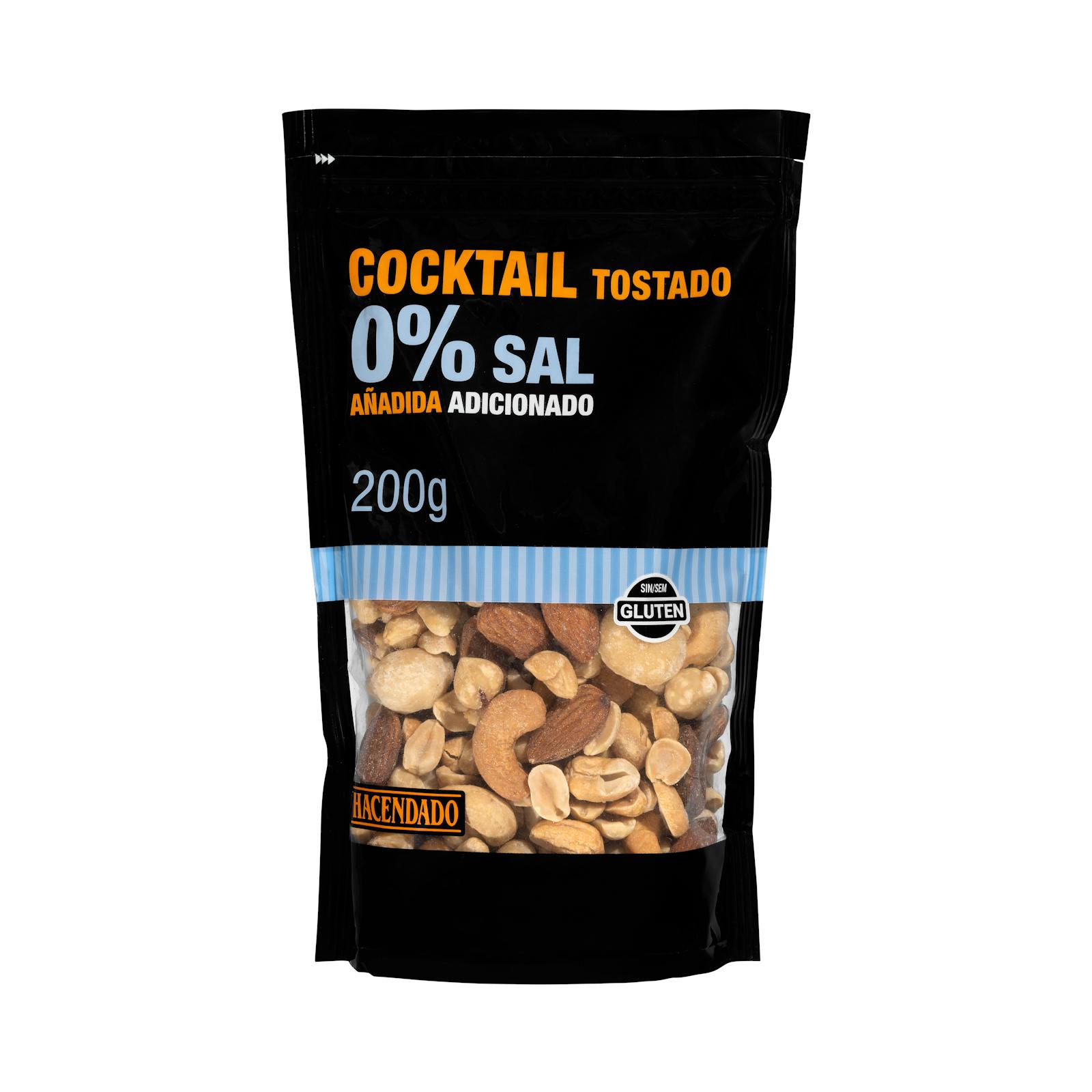 Cocktail grillé Hacendado 0% sel ajouté
