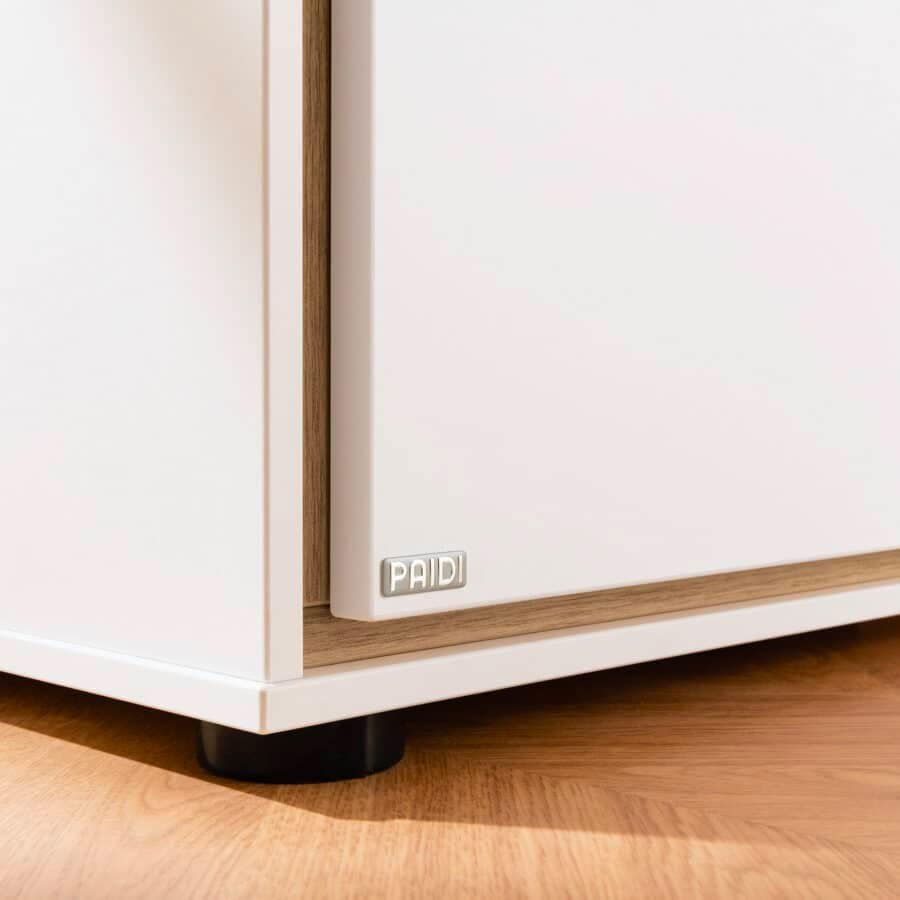 PAIDI Kinder-Drehtürenschrank LIEVEN weiß/ braun