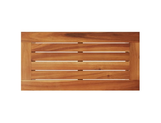 VIDAXL - Table d'appoint de jardin dessus en bois beige 58x27,5x55 cm