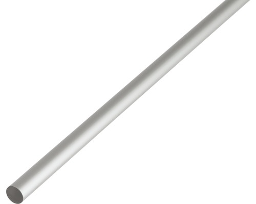 Ronde staaf aluminium zilver Ø 5 mm, 1 m