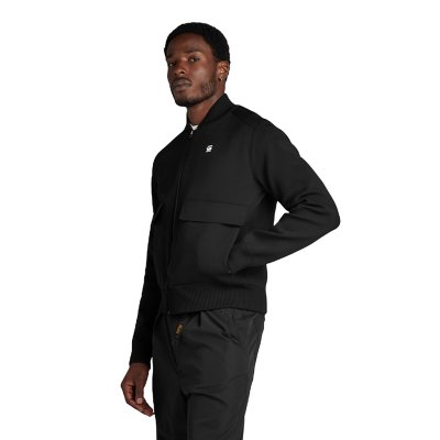 Pull homme Engineered Bomber Knit NOIR G-STAR