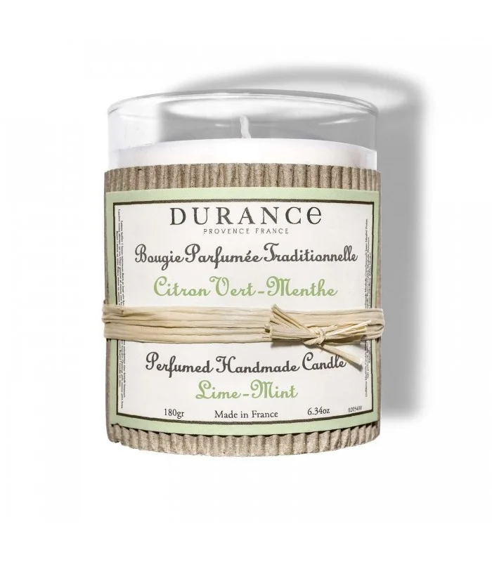 Bougie Parfumée Citron Vert Menthe 180 gr