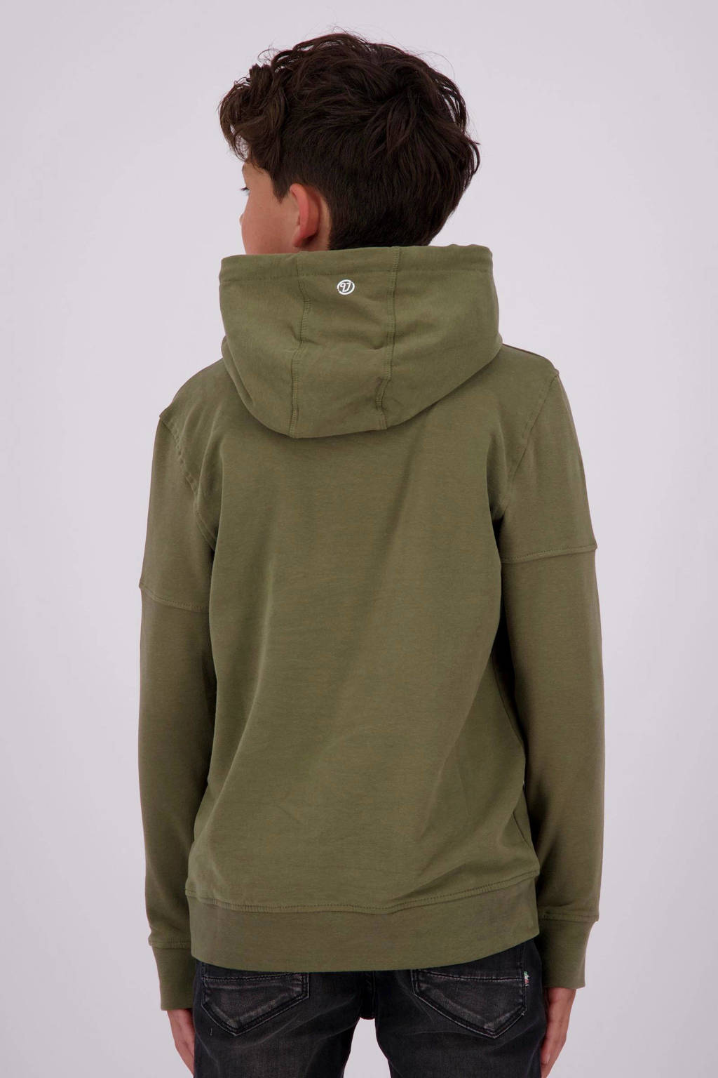 Vingino hoodie army groen