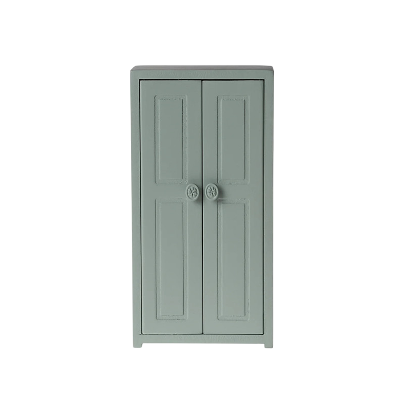 Maileg Maus Kleiderschrank Soft Blue