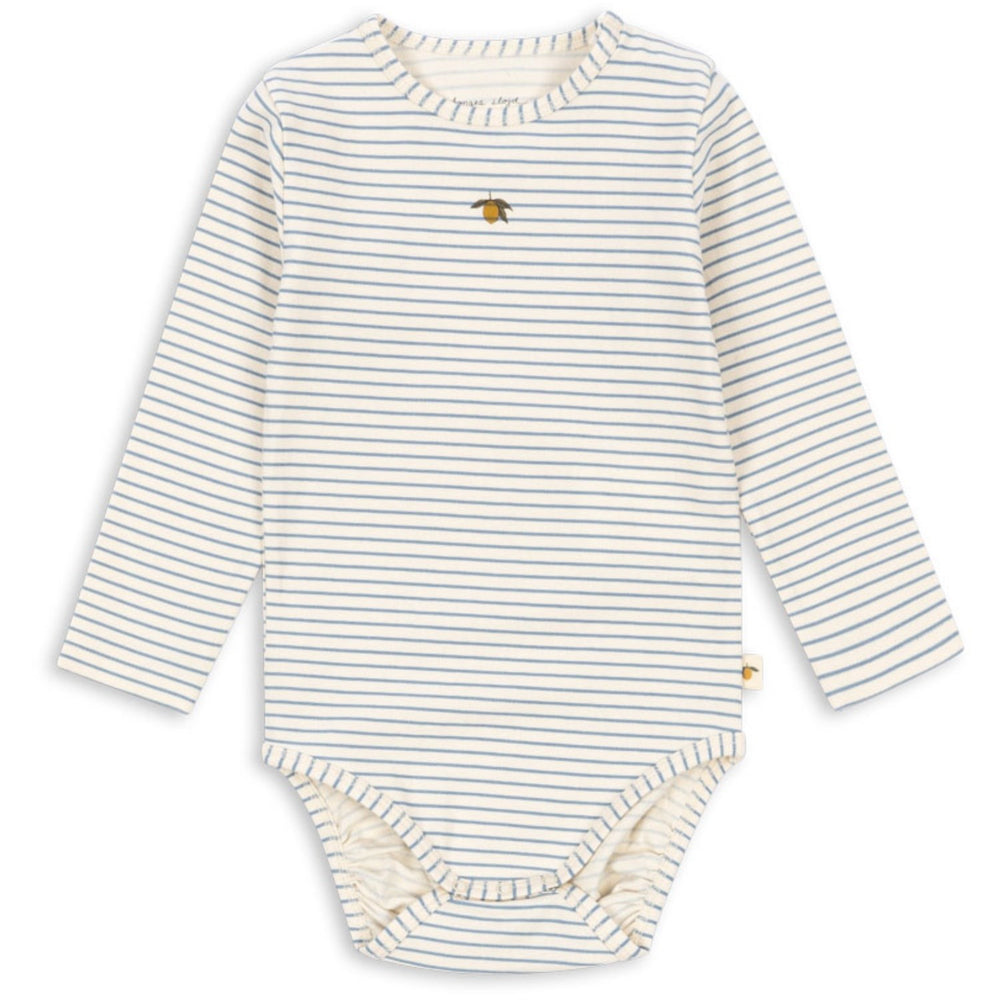 Køb Konges Sløjd Stripe Bluie Basic Ls Body GOTS