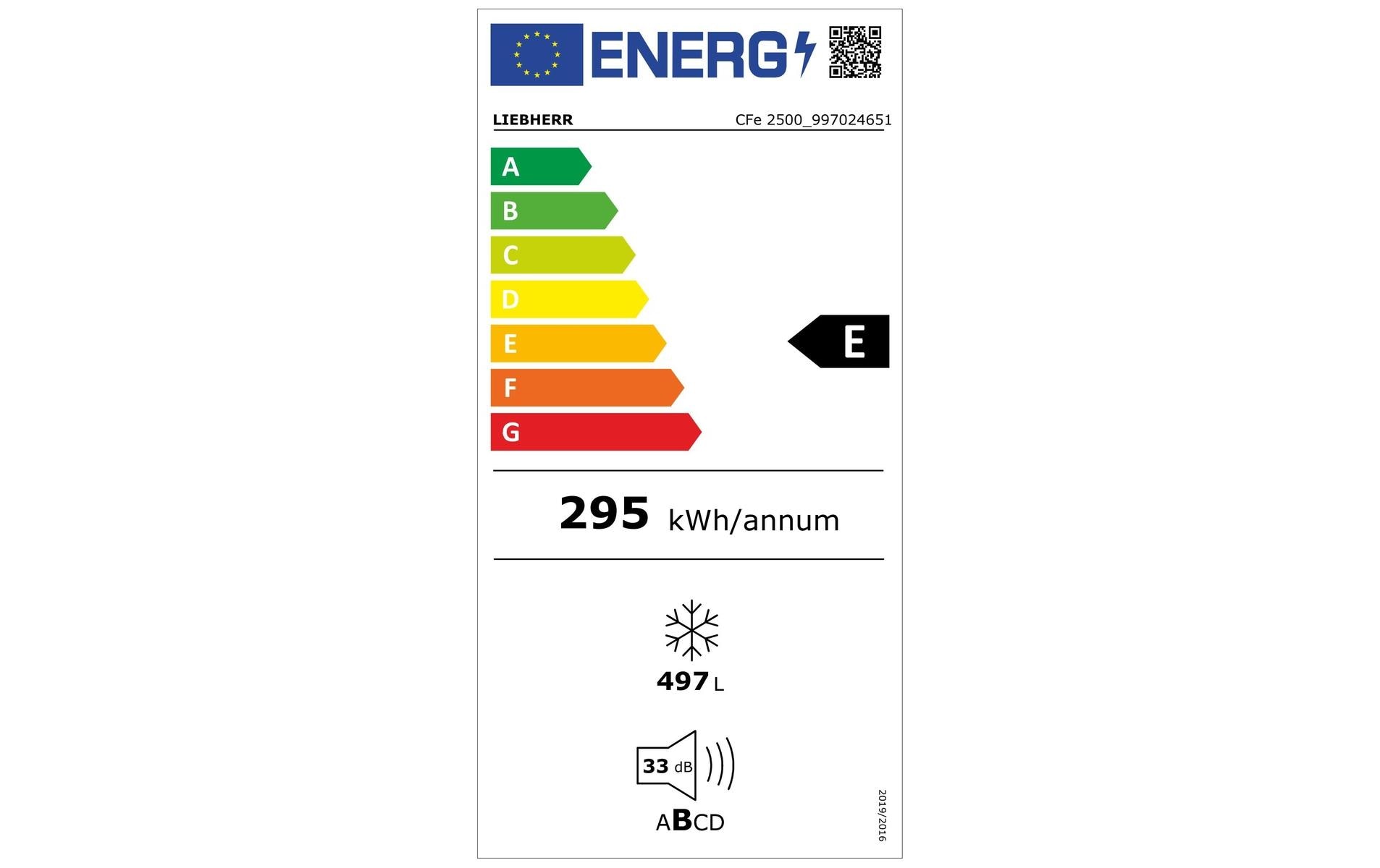 Gefriertruhe CFe 2500-26<br>Freistehende Tiefkühltruhe