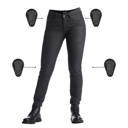 Jean Pando Moto LORICA - Slim - Noir