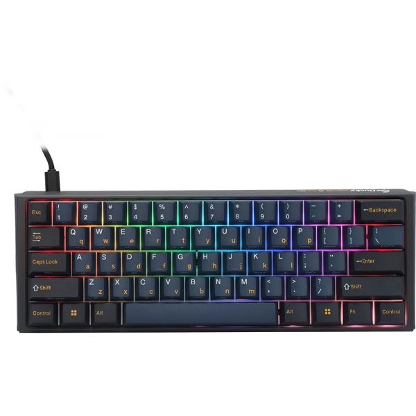Ducky Teclado Mecânico ONE 3 Pro Nazca Line 60% RGB 8K Polling Rate MX2A-Brown