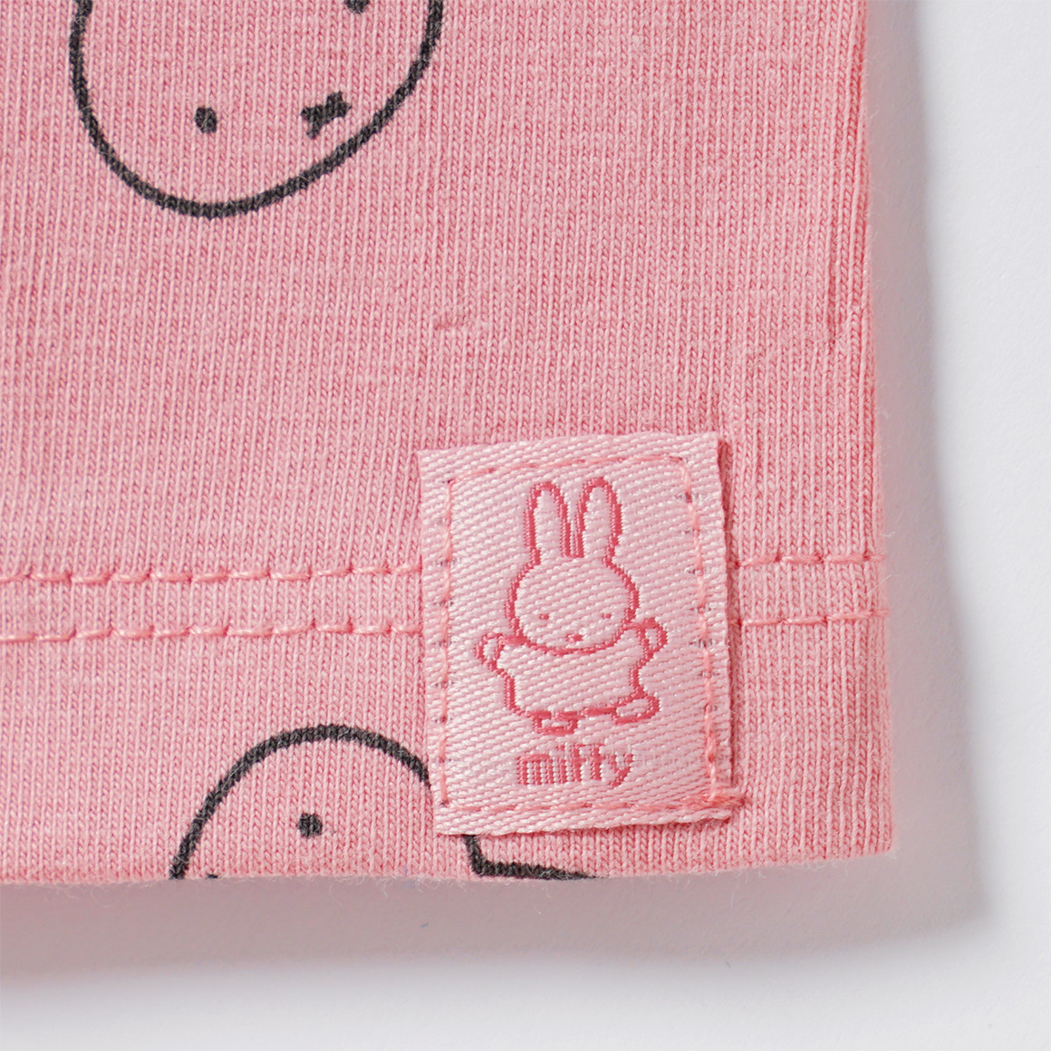 Topomini Miffy Kleid und Langarmshirt im Set dunkelgrau / rosa