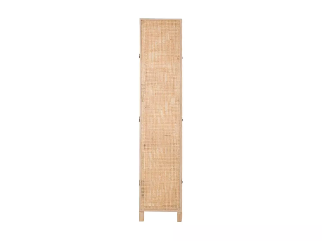 Paravent en bois et grille marron (40x3)x200x2.5 cm