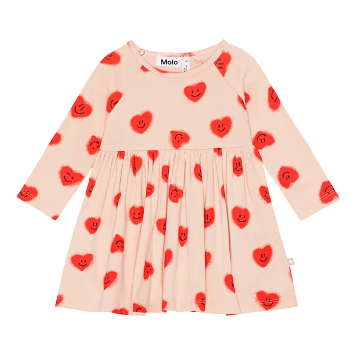 Molo Robe Charmaine Coton Bio | Rose pêche
