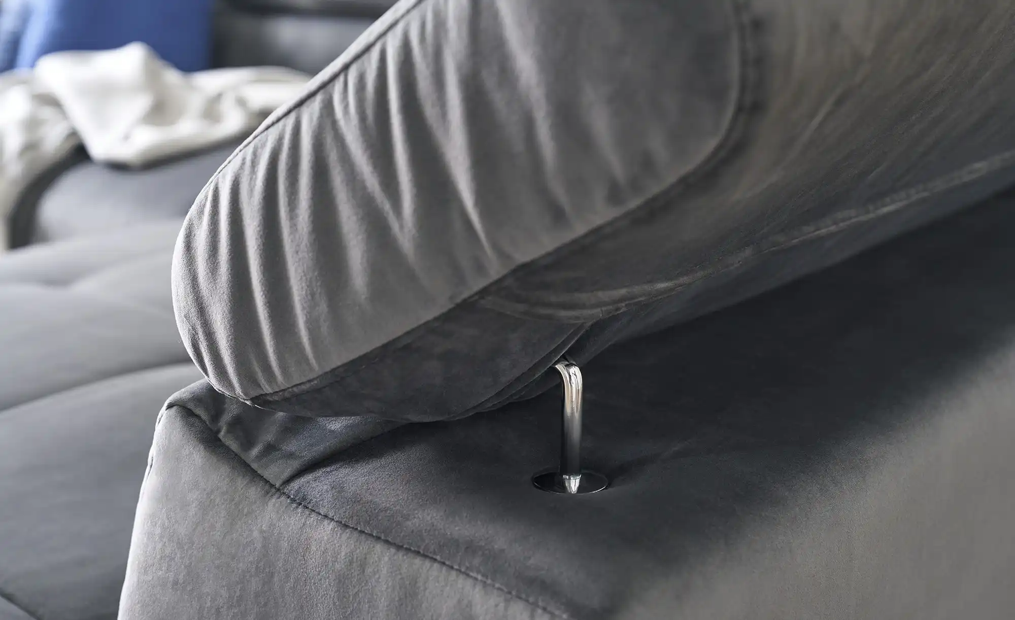 uno Ecksofa aus Samt Origo
