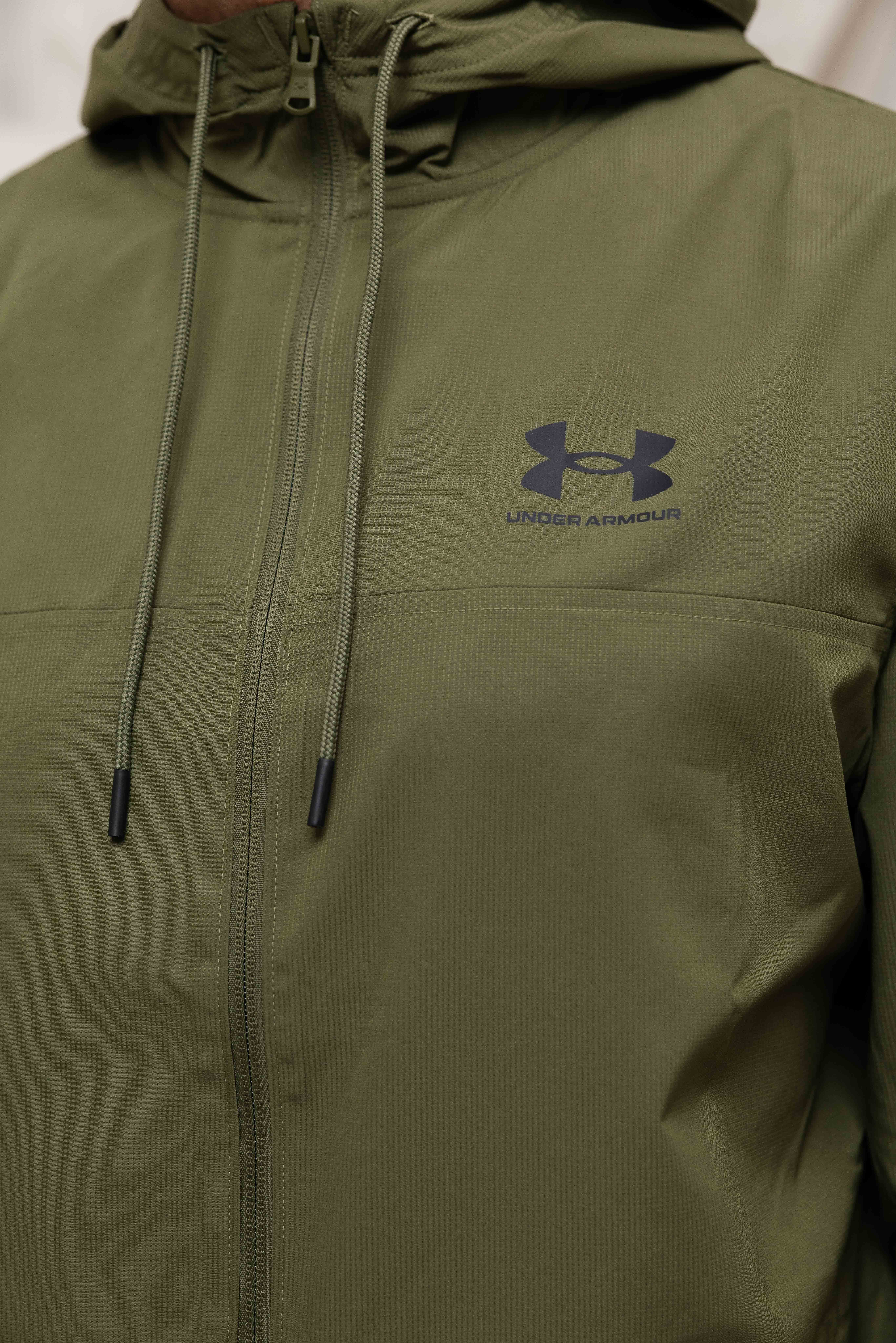 Under Armour Rival Woven Windbreaker Trainingspak Heren Groen