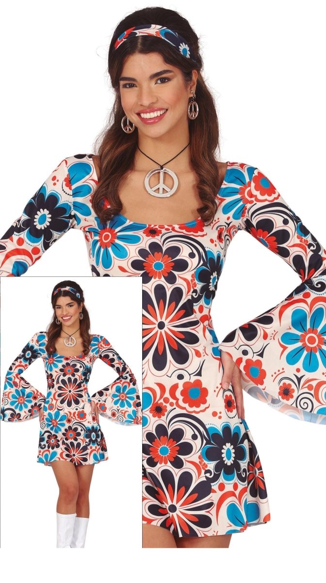 Disco Pak Blauw Wit Creme Dames
