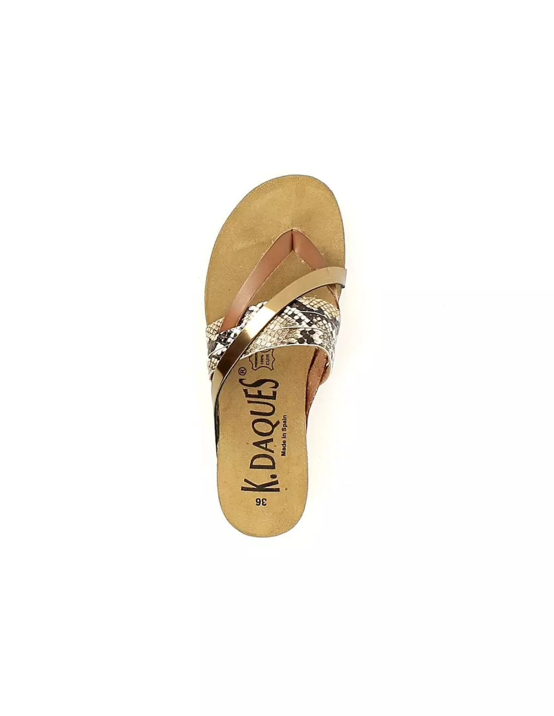 K DAQUES ANIOL - Sandales & nu-pieds Tan