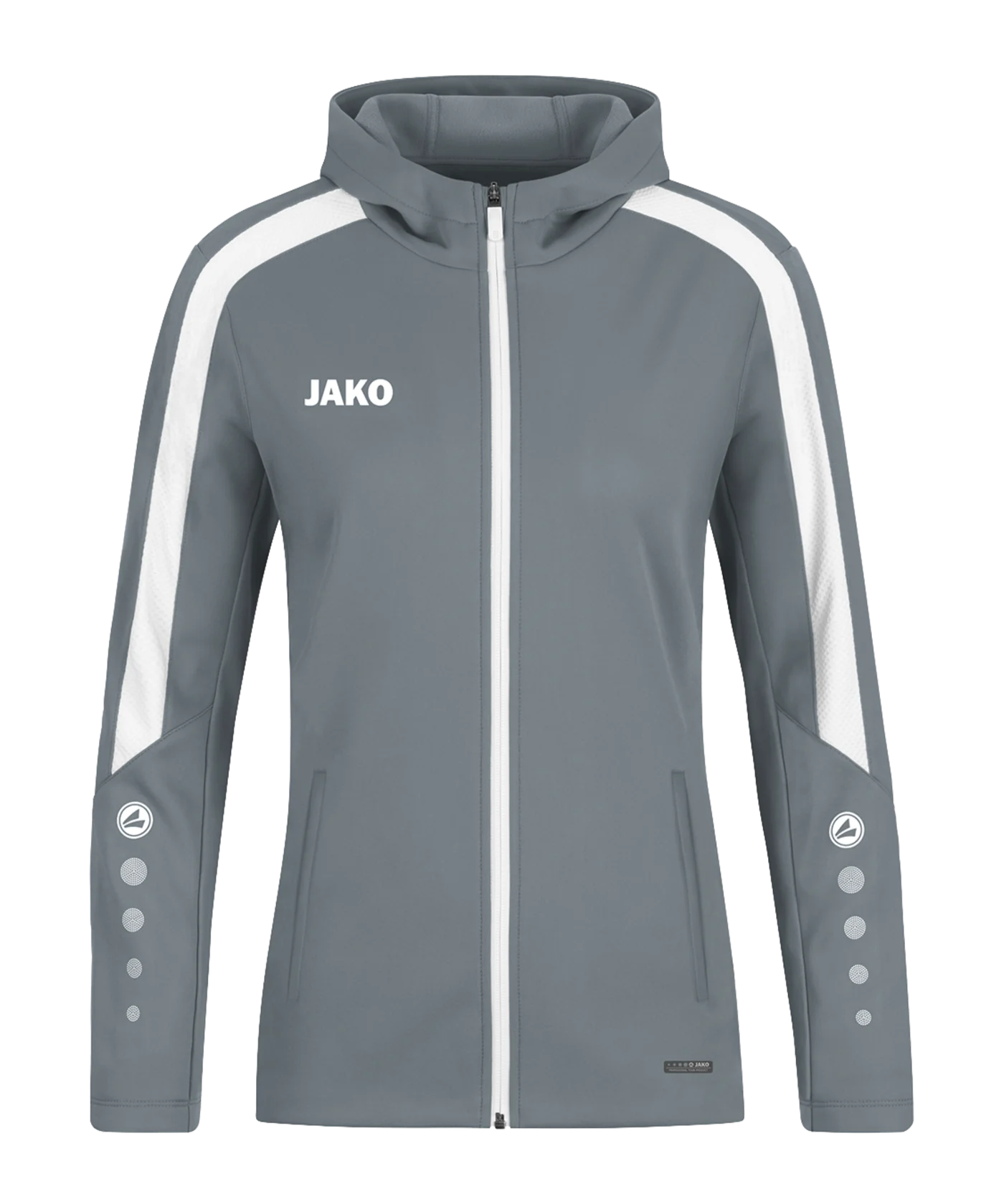 JAKO Power Kapuzenjacke Damen Grau F840