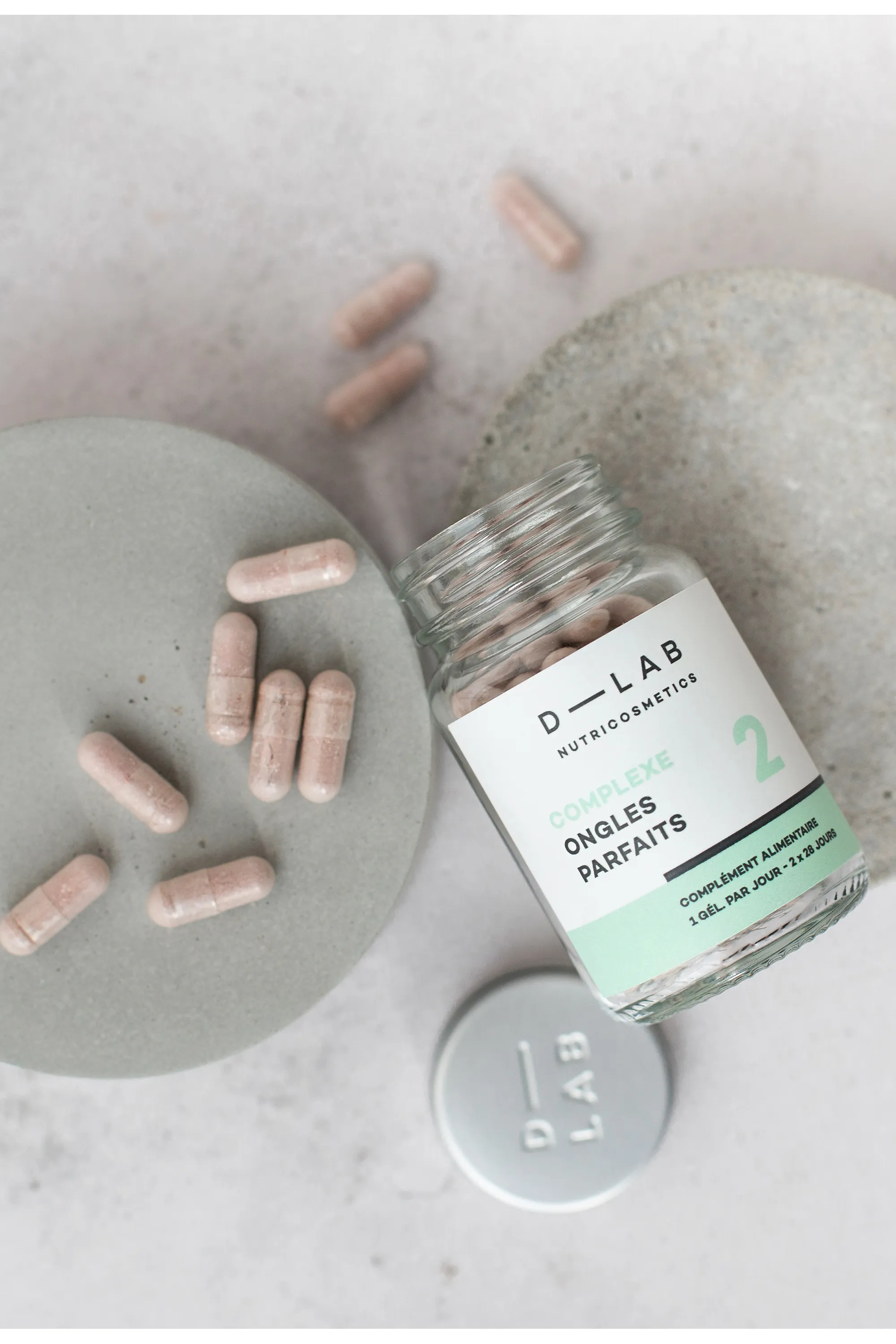 D-LAB Nutricosmetics Compléments alimentaires Complexe Ongles Parfaits-130 g