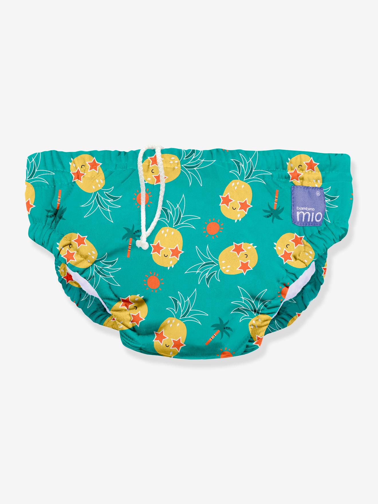 Fralda de natação lavável 1-2 anos (9-12 kg) BAMBINO MIO estampa azul claro