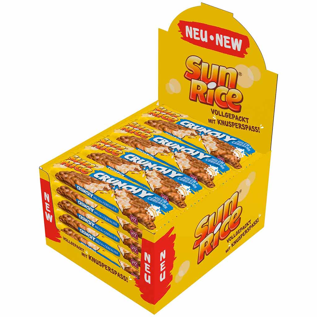 Sun Rice Crunchy Milch + Cerealien 24x40g=960g MHD:31.8.25