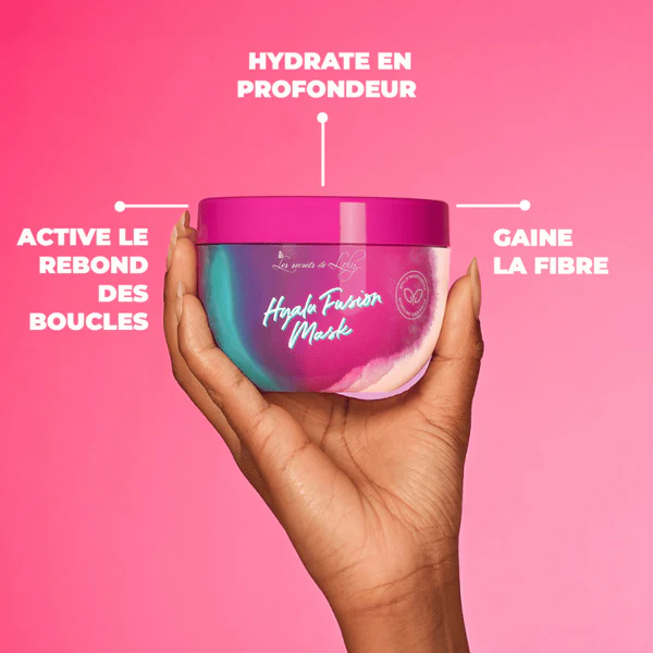 Les Secrets de Loly Hyalu Fusion Mask - Masque hydratant activateur de boucles 300 ML