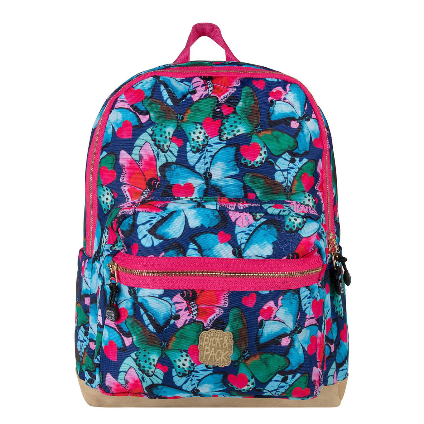 Pick & Pack rugzak Beautiful Butterfly L blauw
