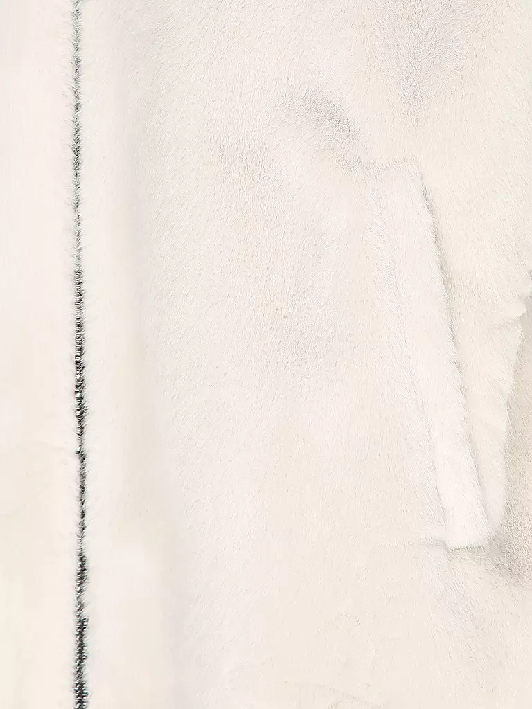 SPORTALM Jacke in Felloptik grau