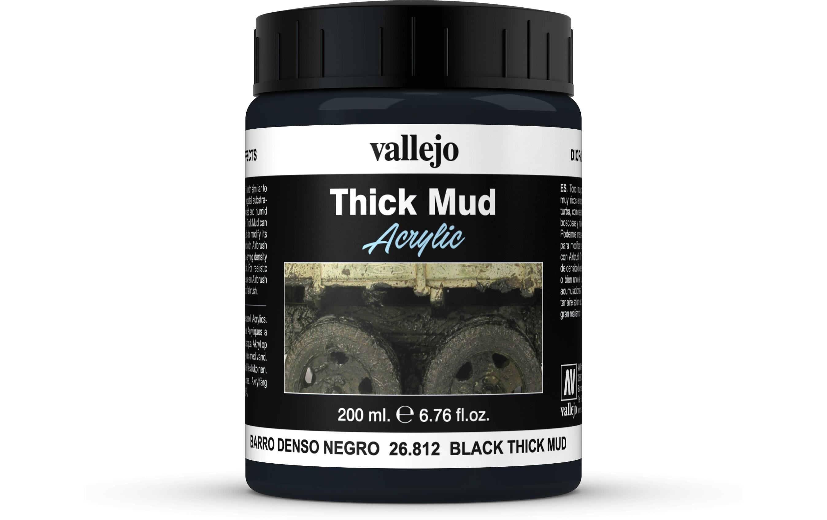 Diorama FX Black Mud 200 mlResinpaste für Diorama: Schwarzer Schlamm
