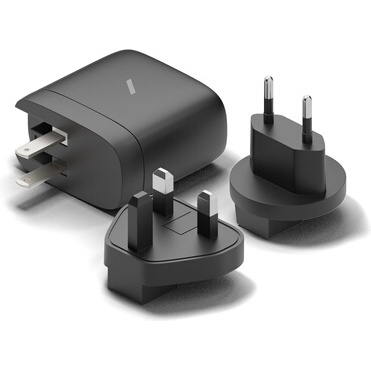 Chargeur pour téléphone mobile Native Union FAST GAN CHARGER PD 67W-BLACK-INTL-2C1A